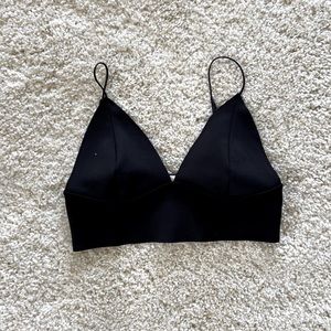 Black crop top